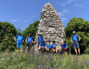 Steinpyramide (Oberhalb Auendorf)