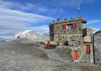 Refugio Garibaldi 2845m mit Ortler 3905m
