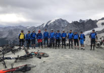Startaufstellung vor dem Ortler