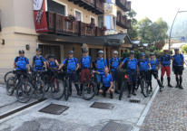 Startaufstellung in Mezzana