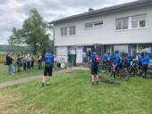 Besuch und Ständle der Jugendkapelle des MVO auf dem Hornberg